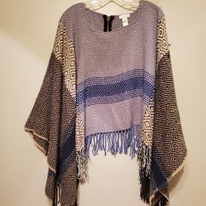 Multicolor Poncho